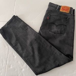 Men’s Levi’s 514 Straight Gray Jeans - W38 x L32